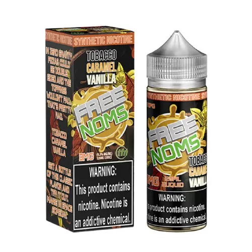 Free Noms - Tobacco Caramel Vanilla - 120ML E-Liquid - 3MG