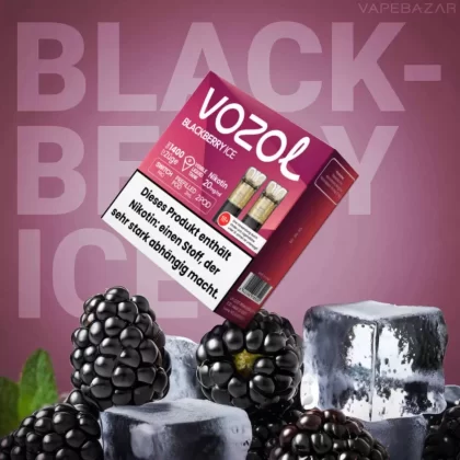 VOZOL Switch Pro Pods – Blackberry Ice – Prefilled Liquid – 2er Pack - Ice / Brombeere
