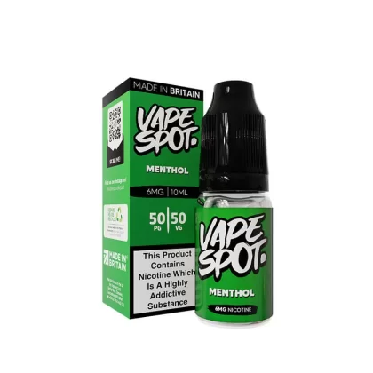 Vape Spot Menthol E-Liquid 10ml - 6mg