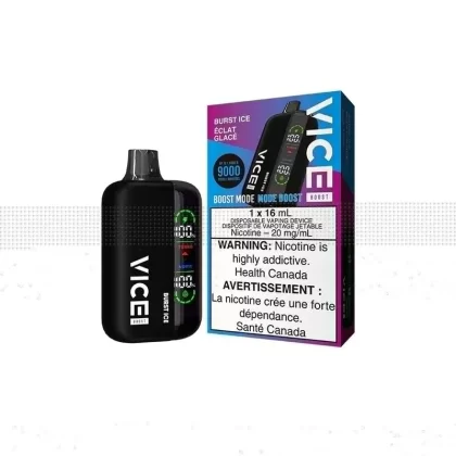 Vice Boost Disposable Vape – 9000 Puffs -Burst Ice