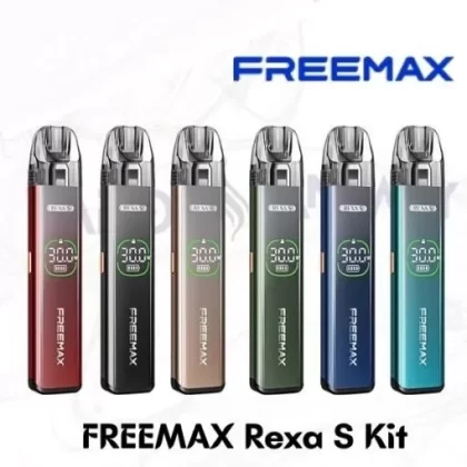 FreeMax Rexa S 30W Kit Vape in Downtown Dubai - Black, Blue