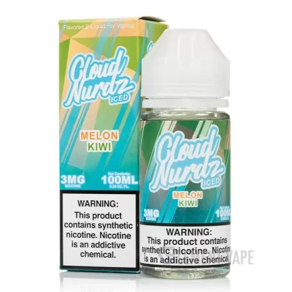ICED Melon Kiwi – Cloud Nurdz – 100mL