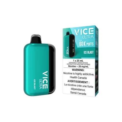 Vice Ultra 60K Disposable Vape – Ice Blast - Eliquidsupply