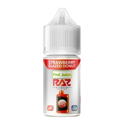 Strawberry Glazed Donut RAZ X Pod Juice - Customer Group#VAP~Nicotine#35mg>55mg~Size#Single