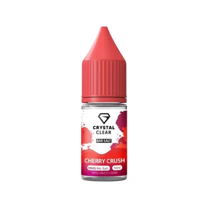 Crystal Clear Bar Salts Cherry Crush Nic Salt Vape Juice - 20mg