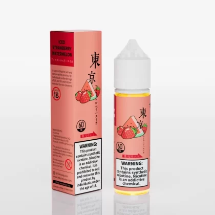 Tokyo Eliquid – Iced Strawberry Watermelon 60ml (3, 6mg) - Vape Product, Vape Product
