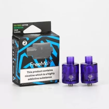 FreeMax GEMM Disposable Mesh Tank - Type#G2 Clear 0.2 Ohm>G2 Black 0.5 Ohm>G2 Blue 0.5 Ohm>G3 Clear Triple Mesh>G4 Clear Mesh Coil