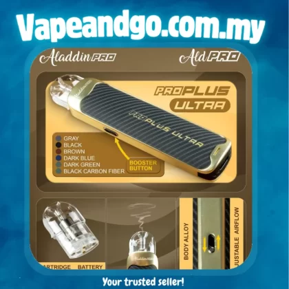 Aladdin Pro Plus Ultra Device 1200mAh Built-In Battery - Vapeandgo Com My