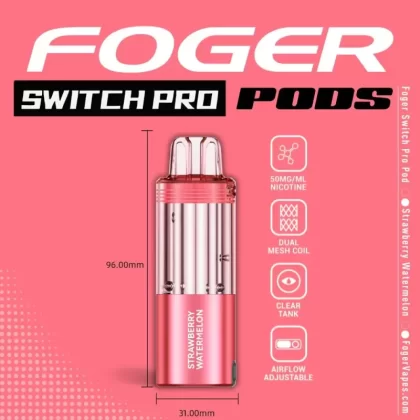 Foger Switch Pro Disposable POD ONLY Strawberry Watermelon