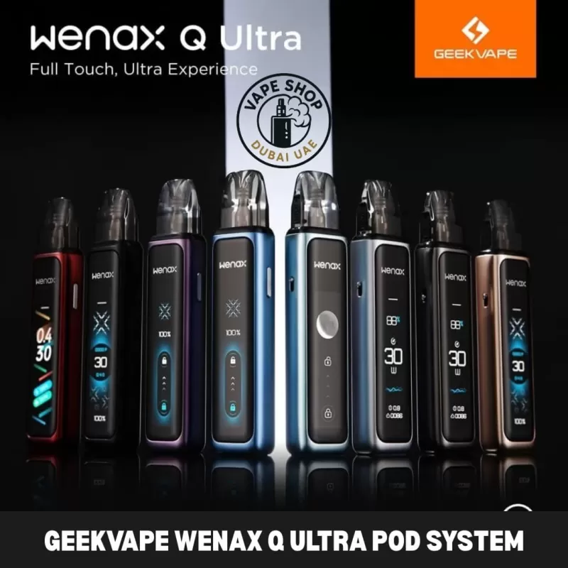 GEEKVAPE Wenax Q Ultra Pod System - Carbon Black, Champagne Gold
