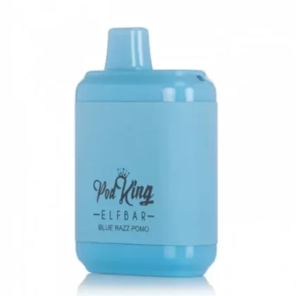 Pod King Elf Bar XC5000 Vape Flavor Kit Blue Razz Pomo