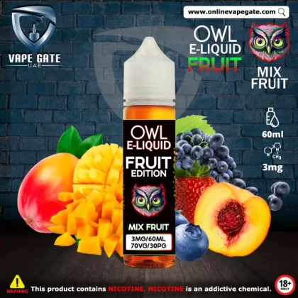 Owl Golden Edition Mix Fruit E-Liquid 60ml - 3 mg