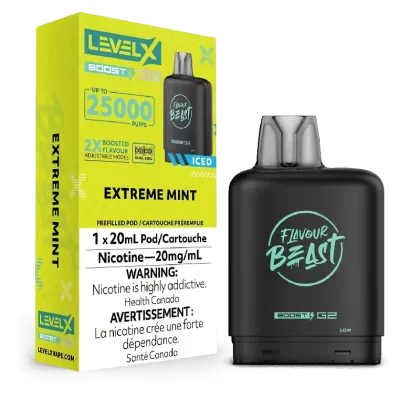 Level X Flavour Beast Boost G2 Pod – Extreme Mint