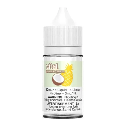 Vital Freebase E-Liquid – Hawaiian Storm 30ml - Nicotine Strength#3mg/ml>6mg/ml>12mg/ml