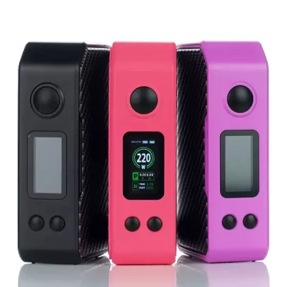 Dovpo MVP 220W Box Mod (DISCONTINUED) - Carbon Fiber Purple