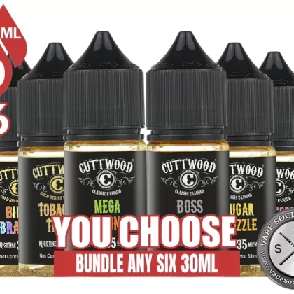 Cuttwood Salt Bundle 6x30ml (180ml)