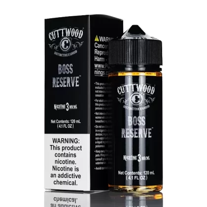 Cuttwood Classic E-Liquid – Boss Reserve – 120ml