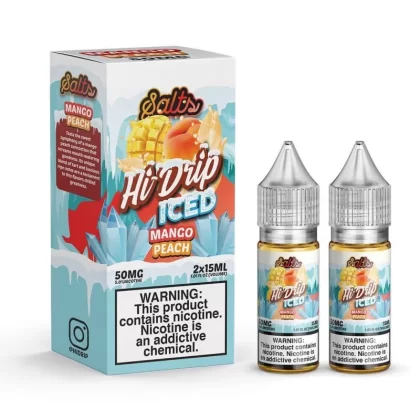 ICED Mango Peach Salt Nic By HI-DRIP Salts (30ml) 20mg/50mg