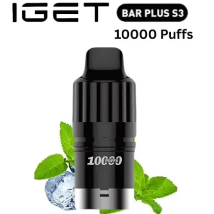 IGET BAR PLUS S3 POD ONLY DYNAMIC MINT 10000 PUFFS