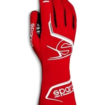Sparco Competition Gloves Arrow – Red/Black – Size 8 (X-Small)