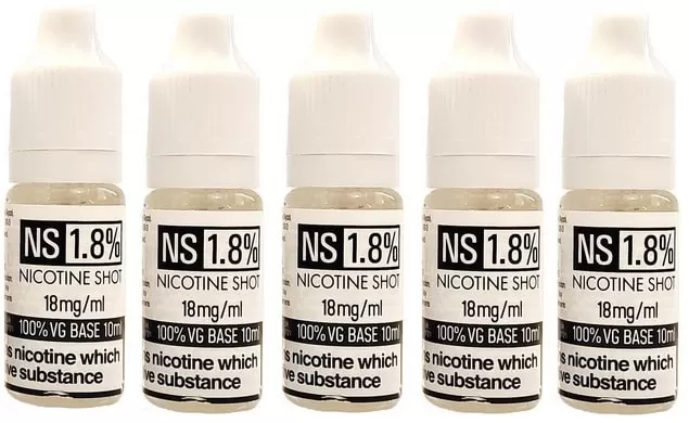 NS Nicotine Shots 18mg – 100%VG Nic Shots For Cloud Chaser - Vapestorm Co - Image 2