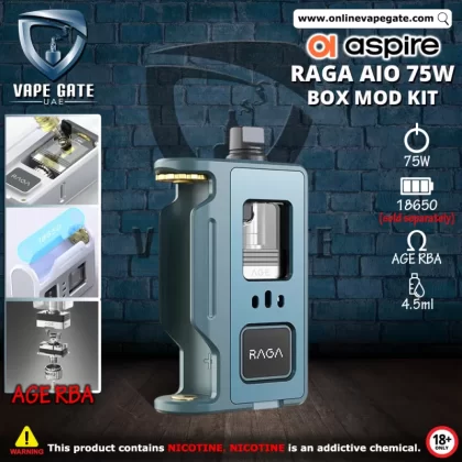 Aspire Raga AIO 75W Box Mod Kit - Navy