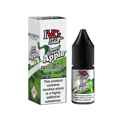 Sour Green Apple IVG Nic Salt e Liquid 10ml – TPD - Vapestorm Co