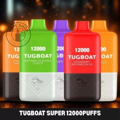 Tugboat Super 12000Puffs Disposable 1.0ohm Rechargeable Vape in Dubai