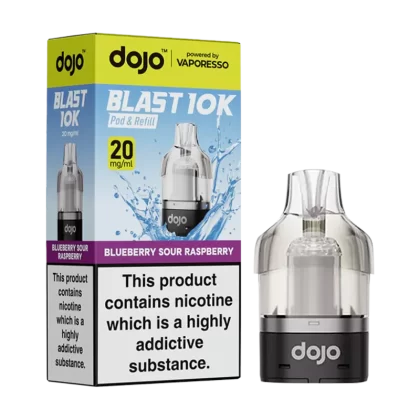 Blueberry Sour Raspberry Dojo Blast 10K Refill Pack - Ecigwizard
