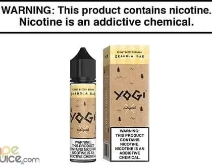 PEANUT BUTTER AND BANANA GRANOLA BAR BY YOGI E LIQUID 60ML - Vapejuice