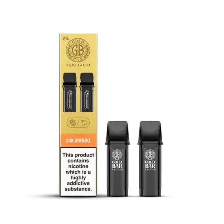 Gold Bar Reload Prefilled Pod 2 Pack – 24K Mango