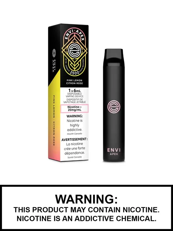 Pink Lemon by ENVI Apex Disposable Vapes