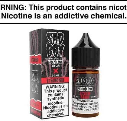 NOLA STRAWBERRY BY SADBOY SALT 30ML - Vapejuice