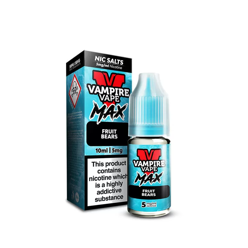 Vampire Vape MAX Fruit Bears Nic Salt E-Liquid 10ml - 20mg - Image 2