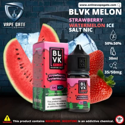 WATERMELON STRAWBERRY ICE - BLVK MELON SALTS - 30ML - 50 mg / 30 ml