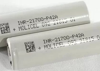 Molicel P42A 21700 4200mAh 45A Battery