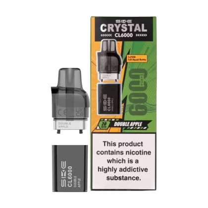 Double Apple SKE Crystal CL6000 Pods - Vapeshop Co