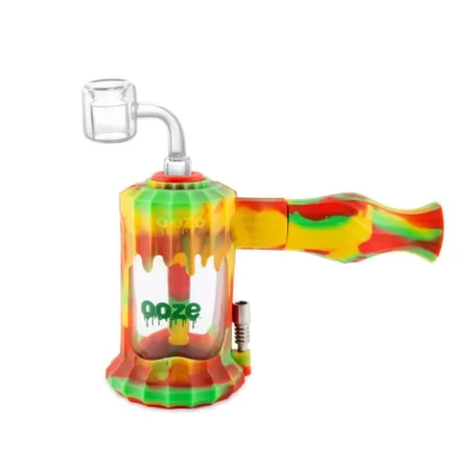 Ooze Clobb Silicone Water Pipe & Dab Straw – 4-in-1 Hybrid Bong Rig - Discountvapepen