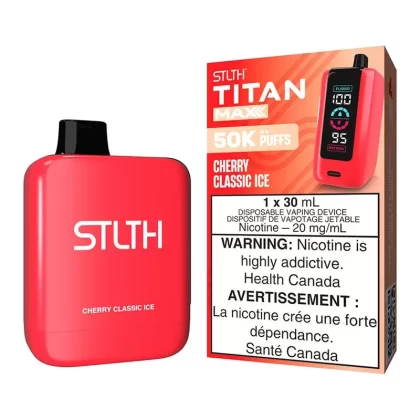 STLTH Titan Max Disposable Vape Device – Cherry Classic Ice