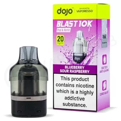 Blueberry Sour Raspberry Dojo Blast 10K Refill Pack - Ecigpremium