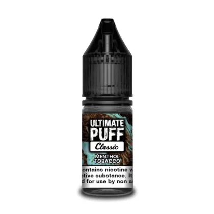 Ultimate Puff Classic Menthol Tobacco 10ml Vape Juice - 10 Pack - Strength