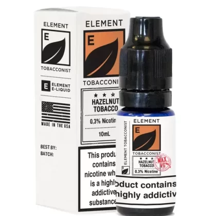 Element Tobacconist Hazelnut Dripper e-Liquid 10mL 10-pack