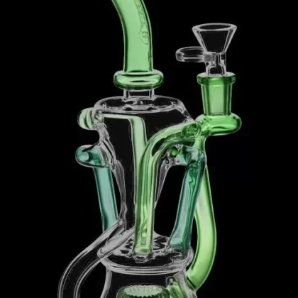 Pulsar 4-Tube Recycler Water Pipe – Assorted Colors