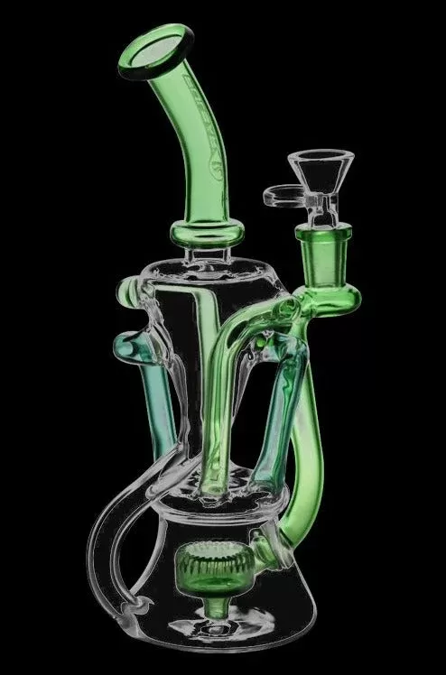 Pulsar 4-Tube Recycler Water Pipe – Assorted Colors