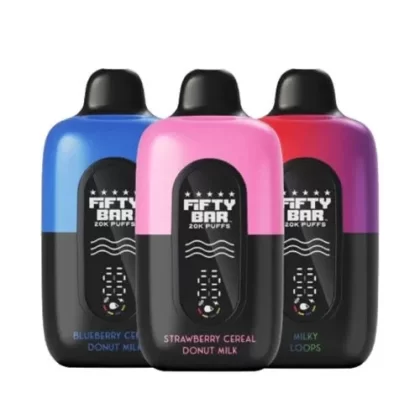 Fifty Bar V2 20k Disposable Vape - Baja Slushie, Watermelon Patch