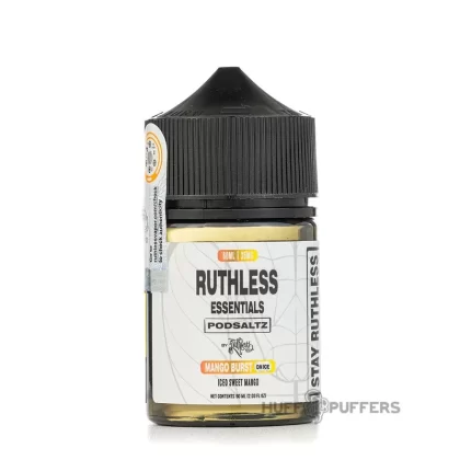 Ruthless Essentials Podsaltz – Mango Burst on Ice 60mL - Nicotine Strength#35mg>50mg