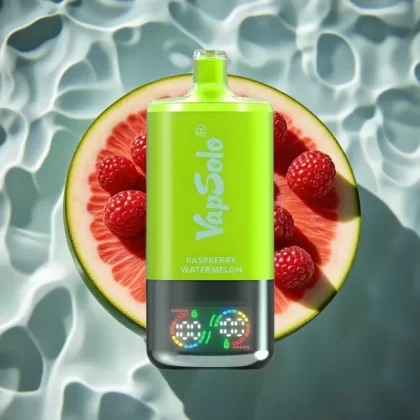 Vapsolo Triple 30000 Puffs Raspberry Watermelon Disposable Vape with 40ml E-Liquid & Type-C Charging - Bangvapeaustralia