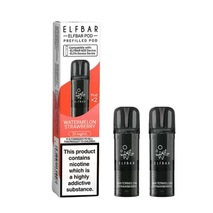 Elf Bar 600 Prefilled Pod Watermelon Strawberry - 20mg