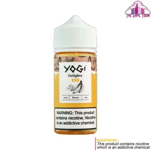 Yogi Delights Banana Ice Freebase E-juice 3mg – 100ML