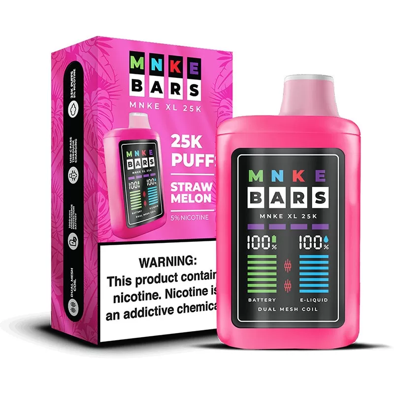 MNKE Bars XL 25K Disposable Vape 25000 Puffs - Image 3